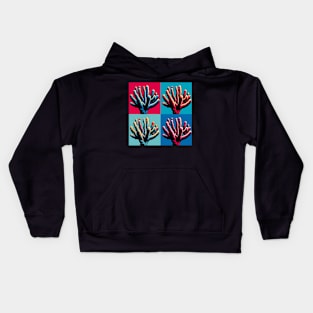 Pop Finger Coral - Cool Underwater Kids Hoodie